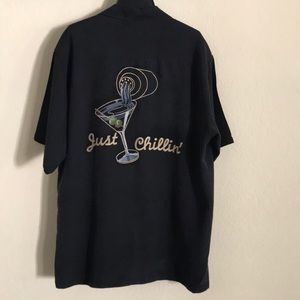 Tori Richard 💯 silk martini 🍸 shirt, medium